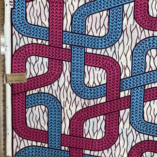 <span style="color: #ff6347; font-style: bold;">【売切】</span><br>022アフリカ布<br>◎オランダ直輸入<br>blue&pink