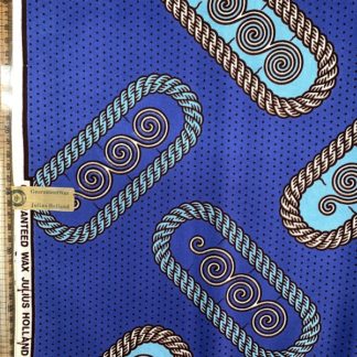 <span style="color: #ff6347; font-style: bold;">【売切】</span><br>013アフリカ布<br>◎オランダ直輸入<br>blue