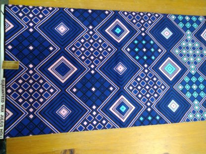 <span style="color: #ff6347; font-style: bold;">【売切】</span>019アフリカ布<br>◎オランダ直輸入<br>blue - 画像 (2)