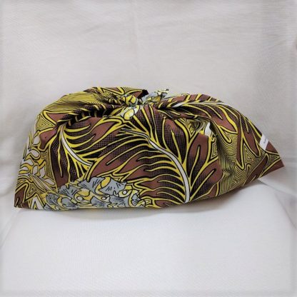 <span style="color: #ff6347; font-style: bold;">【売切】</span><br>088アフリカ布<br>あずま袋<br>ブラウンリーブス - 画像 (2)