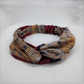 <span style="color: #ff6347; font-style: bold;">【売切】</span><br>193<br>アフリカ布の<br>ヘアバンド<br>レッド＆ホワイト