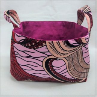 <span style="color: #ff6347; font-style: bold;">【売切】</span><br>132<br>アフリカ布で作った小物入れ（小）<br>レッド