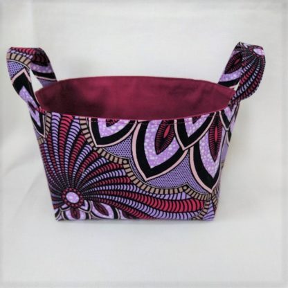 <span style="color: #ff6347; font-style: bold;">【売切】</span><br>129<br>アフリカ布で作った小物入れ（小）<br>パープル