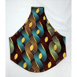 <span style="color: #ff6347; font-style: bold;">【売切】</span><br>025<br>アフリカ布の<br>肩がけバッグ<br>ゴールド＆ブルー