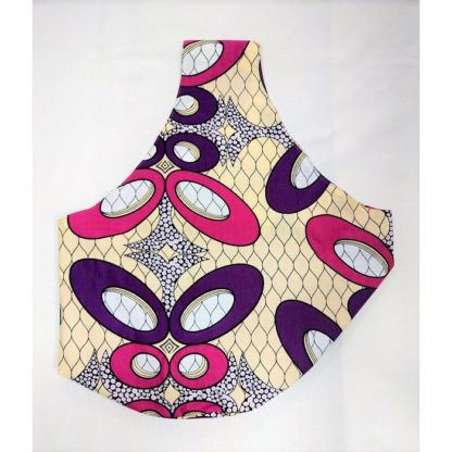 <span style="color: #ff6347; font-style: bold;">【売切】</span><br>022<br>アフリカ布の<br>肩がけバッグ<br>ホワイト＆レッド