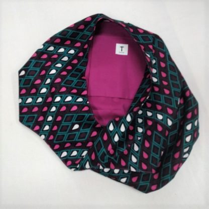 <span style="color: #ff6347; font-style: bold;">【売切】</span><br>021<br>アフリカ布の<br>肩がけバッグ<br>グリーンレイン - 画像 (2)