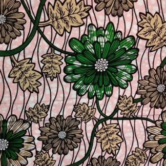 <span style="color: #ff6347; font-style: bold;">【売切】</span><br>007アフリカ布<br>◎オランダ直輸入<br>pink&flower