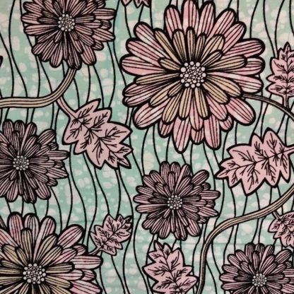 <span style="color: #ff6347; font-style: bold;">【売切】</span><br>005アフリカ布<br>◎オランダ直輸入<br>green&flower