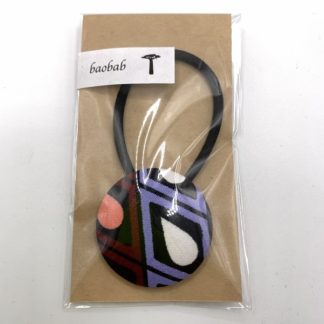 <span style="color: #ff6347; font-style: bold;">【売切】</span><br>025<br>アフリカ布の<br>ヘアゴム<br>red_rain