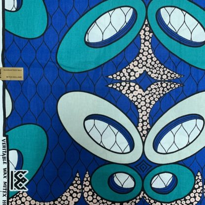 <span style="color: #ff6347; font-style: bold;">【売切】</span><br>101アフリカ布<br>◎オランダ直輸入<br>blue