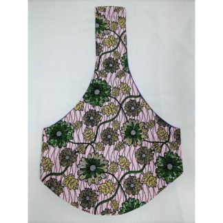 <span style="color: #ff6347; font-style: bold;">【売切】</span><br>015<br>アフリカ布の<br>斜めがけバッグ<br>グリーンボタニカル