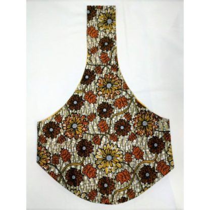 <span style="color: #ff6347; font-style: bold;">【売切】</span><br>014<br>アフリカ布の<br>斜めがけバッグ<br>ブラウンボタニカル