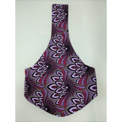 <span style="color: #ff6347; font-style: bold;">【売切】</span><br>013<br>アフリカ布の<br>斜めがけバッグ<br>パープル