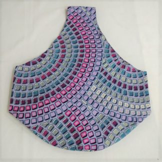 <span style="color: #ff6347; font-style: bold;">【売切】</span><br>011<br>アフリカ布の<br>肩がけバッグ<br>パープルサークル