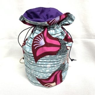 <span style="color: #ff6347; font-style: bold;">【売切】</span><br>039<br>ハネ付き丸底巾着<br>ピンク＆ライトブルー