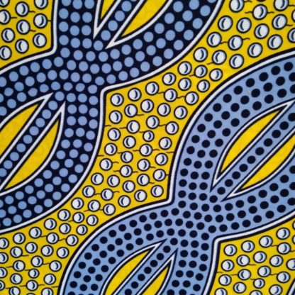 <span style="color: #ff6347; font-style: bold;">【売切】</span><br>047アフリカ布<br>◎オランダ直輸入<br>yellow