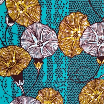 <span style="color: #ff6347; font-style: bold;">【売切】</span><br>001アフリカ布<br>◎オランダ直輸入<br>flower