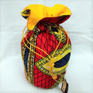 <span style="color: #ff6347; font-style: bold;">【売切】</span><br>032<br>ハネ付き丸底巾着<br>レッド＆イエロー