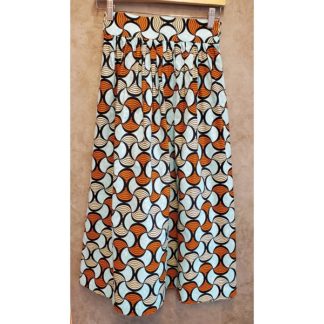 <span style="color: #ff6347; font-style: bold;">【売切】</span><br>053<br>アフリカ布の<br>スカート<br>brown