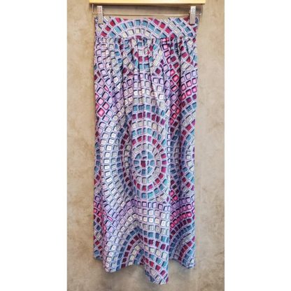 <span style="color: #ff6347; font-style: bold;">【売切】</span><br>048<br>アフリカ布の<br>スカート<br>purple