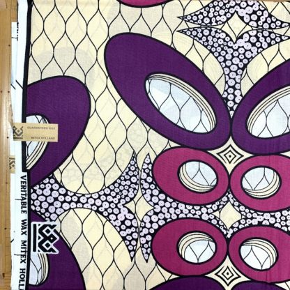 <span style="color: #ff6347; font-style: bold;">【売切】</span><br>102アフリカ布<br>◎オランダ直輸入<br>white