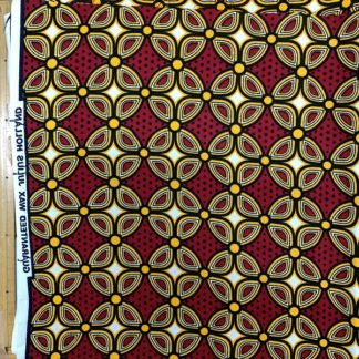 <span style="color: #ff6347; font-style: bold;">【売切】</span><br>108アフリカ布<br>◎オランダ直輸入<br>red