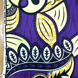 <span style="color: #ff6347; font-style: bold;">【売切】</span><br>111アフリカ布<br>◎オランダ直輸入<br>purple&yellow