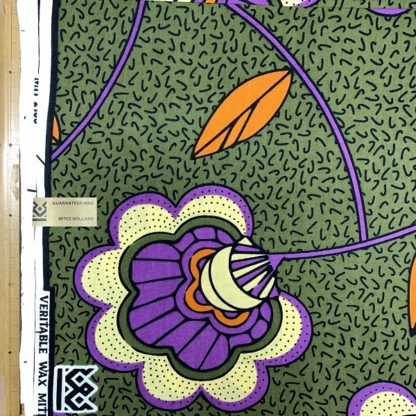 <span style="color: #ff6347; font-style: bold;">【売切】</span><br>113アフリカ布<br>◎オランダ直輸入<br>green&flower