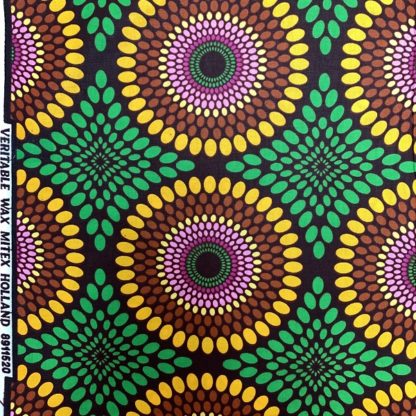 <span style="color: #ff6347; font-style: bold;">【売切】</span><br>126アフリカ布<br>◎オランダ直輸入<br>green